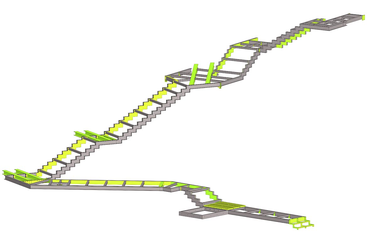 תכנית מדרגות שביל